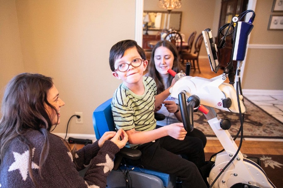 Kinesiology students help bring recovery to 9yearold victim of a